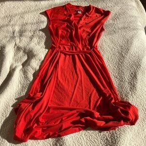 Beautiful red H&M midi dress
